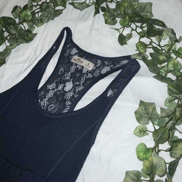 Hollister Dark Blue Laced Tank Top - Picture 4 of 5